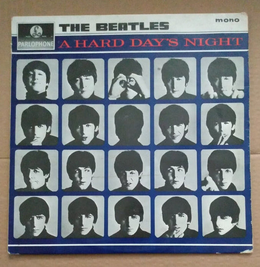 Vintage Beatles Album A Hard Day's Night 1964 - Vinyl Music